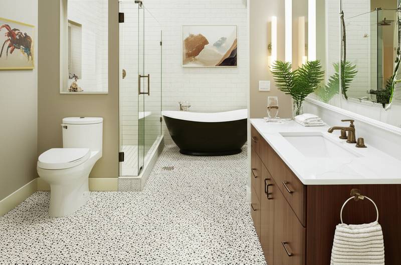 Why Terrazzo Tiles Are Dominating 2025 Bathroom Trends | designed ... - Resilient Bathroom Design
